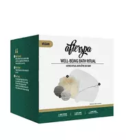 "AfterSpa Well-Being Bath Ritual" dovanų rinkinys putojanti vonios bomba 2 vnt. + prausimosi kempinė + plaukų rankšluostis