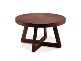 Išskleidžiamas stalas, Dustin, 8 vietų, 130/230x130x76, tamsaus ąžuolo