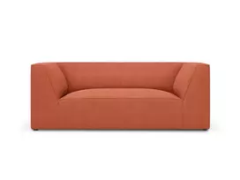 Sofa, Ruby, 2 vietų, 174x93x69, koralų spalvos