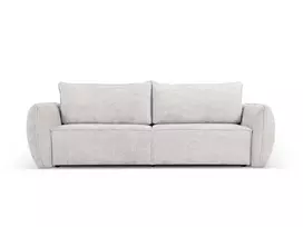 Sofa lova su patalynės dėže, Kaelle, 3 sėdimos vietos, 244x97x91, šviesiai pilka