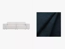 Modulinė sofa Boucle, Jodie, 3 vietų, 204x102x70, tamsiai mėlyna