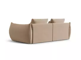 Velvet modulinė sofa, Bloom, 3 vietų, 232x106x95, smėlio spalvos