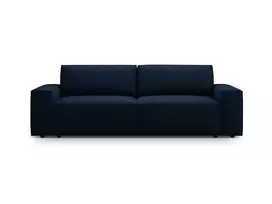 Boucle Sofa lova su patalynės dėže, Jodie, 3 sėdimos vietos, 247x107x86, tamsiai mėlyna