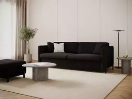 Sofa lova, Gloria, 3 sėdimos vietos, 202x102x80, tamsiai pilka