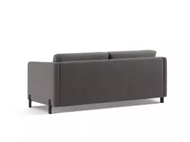 Velvet Sofa lova, Gloria, 3 sėdimos vietos, 202x102x80, pilka