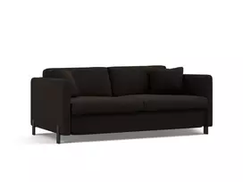 Sofa lova, Gloria, 2 sėdimos vietos, 182x102x80, tamsiai pilka