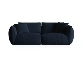 Velvet modulinė sofa, Chris, 4 vietų, 260x100x80, karališkos mėlynos spalvos