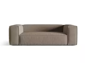 Sofa, Nuria, 3 vietų, 110x210x72, šiltai pilka