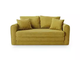 Sofa lova, Lido, 2 sėdimos vietos, 158x69x80, saulėgrąžų melanžas