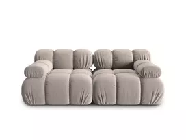 Velvet modulinė sofa, Bellis, 2 vietų, 188x94x70, kapučino spalvos