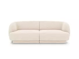 Sofa, Miley, 2 vietų, 180x90x70, dramblio kaulo spalvos