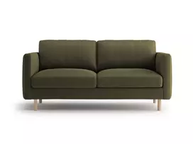 Velvet sofa, Eden, 2 vietų, 146x92x90, samanų žalumo melanžas