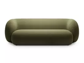 Velvet modulinė sofa, Kate, 3 vietų, 213x99x76, žalia