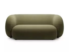 Velvet modulinė sofa, Kate, 2 vietų, 183x99x76, žalia