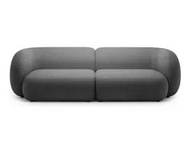 Modulinė sofa, Kate, 4 vietų, 243x99x76, tamsiai pilka