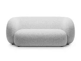 Modulinė sofa, Kate, 2 vietų, 183x99x76, šviesiai pilka melanžo spalva