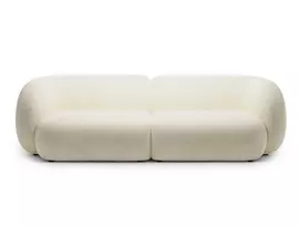 Modulinė sofa, Kate, 4 vietų, 243x99x76, šviesiai smėlio spalvos melanžas