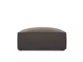 Velvet pufas, Ruby, 1 sėdynė, 93x93x40, tamsiai pilka