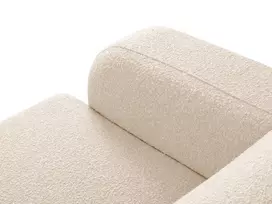 Boucle kampinė sofa - dešinė, Molino, 6 sėdimos vietos, 315x250x72, smėlio spalvos
