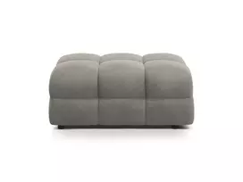 Velvet pufas, Kendal, 1 sėdynė, 104x72x45, tamsiai pilka