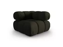 Modulinės sofos dalis - kampas, Bellis, 1 sėdynė, 94x94x70, Amazon Green