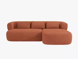 Kampinė Sofa - dešinė, Jenny, 5 vietų, 225x145x73, plytų imitacija