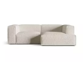 Modulinė kampinė sofa - dešinė, Nuria, 3 vietų, 147x252x72, smėlio spalvos
