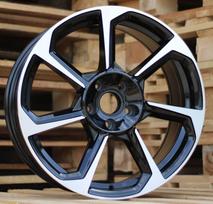 Ratlankis RACINGLINE B5213 R20x8.5 5x112 ET 38 CB 66.5 (Black Polished) (765 kg)