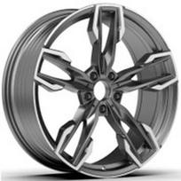 Ratlankis RACINGLINE YF5718 R20x8 5x112 ET 27 CB 66.6 (Black Polished) (850 kg)