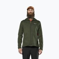 Vyriškas trekinginis džemperis Salewa Puez Rocca Polarlite Hood dark olive