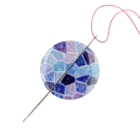Magnetinis adatų laikiklis siuvinėjimui su neodimio magnetu 2.5×2.5 cm