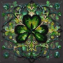 Karoliukų siuvinėjimo rinkinys Sėkmės kaleidoskopas 15×15 cm