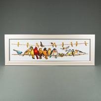 Siuvinėjimo kryželiu rinkinys „Šilčiau kartu“, 63×17 cm, Aida 14, 42 spalvos