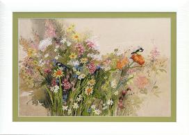 Siuvinėjimo kryželiu rinkinys „Užlietas laukas“, dalinis, 39×25,5 cm