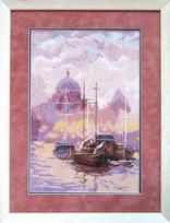Siuvinėjimo kryželiu rinkinys „Venecija“, Aida 14, 25 spalvų, 21×31,5 cm