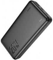 Juoda Išorinė baterija Power Bank 20000mAh "Hoco J87A Type-C PD 20W+Quick Charge 3.0"