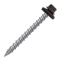PC tvirtinimo varžtai į medį 4.8x60mm rudi (100 vnt pak.)