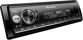 Pioneer MVH-S520DABAN AUX/USB/BT/iPod+Ant. short slot