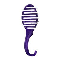 WetBrush Shower Detangler Plaukų šepetys šlapiems plaukams Purple Glitter