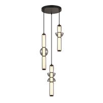 Pakabinamas šviestuvas Bruni PND-27372-3A-57W-BK
