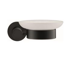Duravit 99184600 - Sieninė muilinė D-CODE, dešinė, matinė juoda