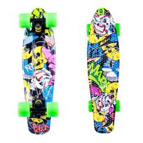 Riedlentė Pennyboard Worker Colory 22", Angry Green