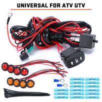 LED Posūkių Ženklo Šviesos ir Jungiklio Relės Iš anksto laiduota Pajungimo Rinkinys UTV/ ATV Universaliam