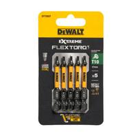 Sukimo antgaliukai FLEXTORQ T10 57 mm, DeWALT, 5 vnt.