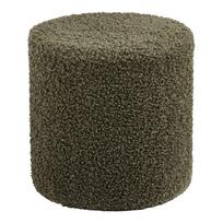 Žalios spalvos iš boucle pufas Ejby – House Nordic