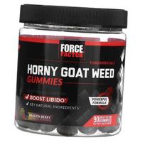 Erekcijos funkcijos stiprinimo ekstraktas su selenu, Fundamentals Horny Goat Weed guminukai, Force Factor 90 tab. Uogos (08641008) 90tab