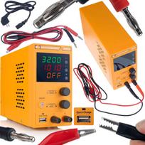 Maitinimo šaltinis Laboratorinis maitinimo šaltinis Rosfix AmpPulse RAPEP-15002 – Reguliuojama įtampa ir srovė, USB Quick Charge, 150V 2A