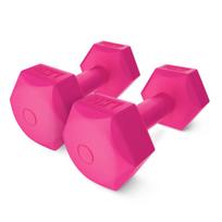 Hanteliai 2x1kg bituminiai, skirti jėgos ir aerobiniams treniruotėms