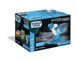 Interaktyvus robotas - konstruktorius Clementoni Robots Sport Skier, 75136, 12 d.