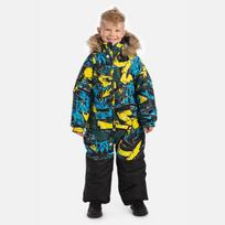 Huppa Žieminis kombinezonas WILLE, forest green pattern/ black